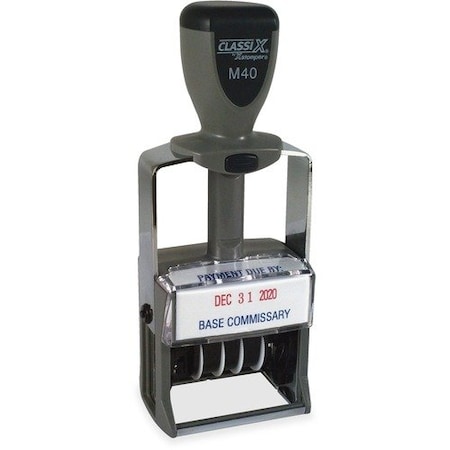 Shachihata STAMP, DATE, 15/16X1-9/16 XSTM40